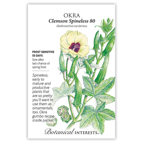 Okra 'Clemson Spineless'