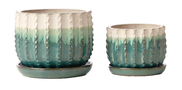 ALF Tri-Color Mezzo Planter w/ Saucer (Copy)