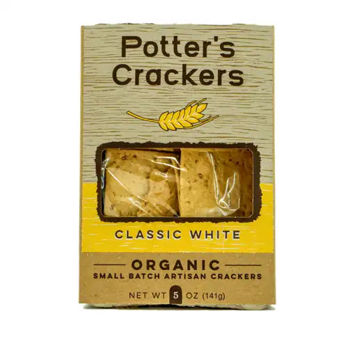 Potter's Crackers Organic Classic White Crackers