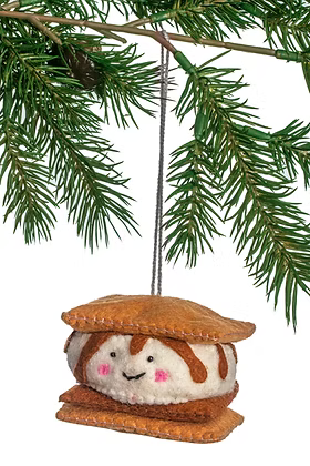 Felt S'more Ornament