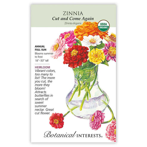 Zinnia 'Cut and Come Again'