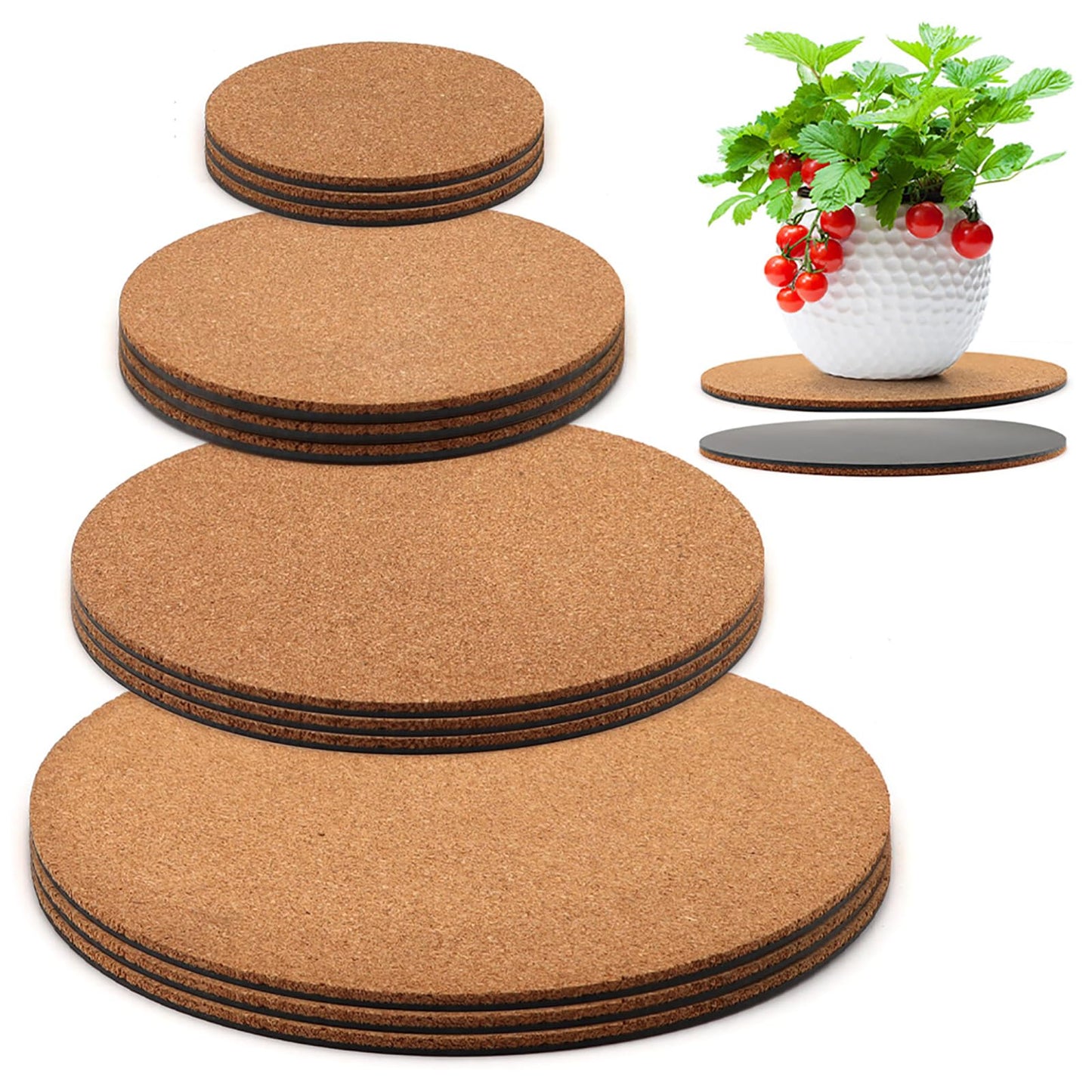 Esschert Cork Round Pot Saucer