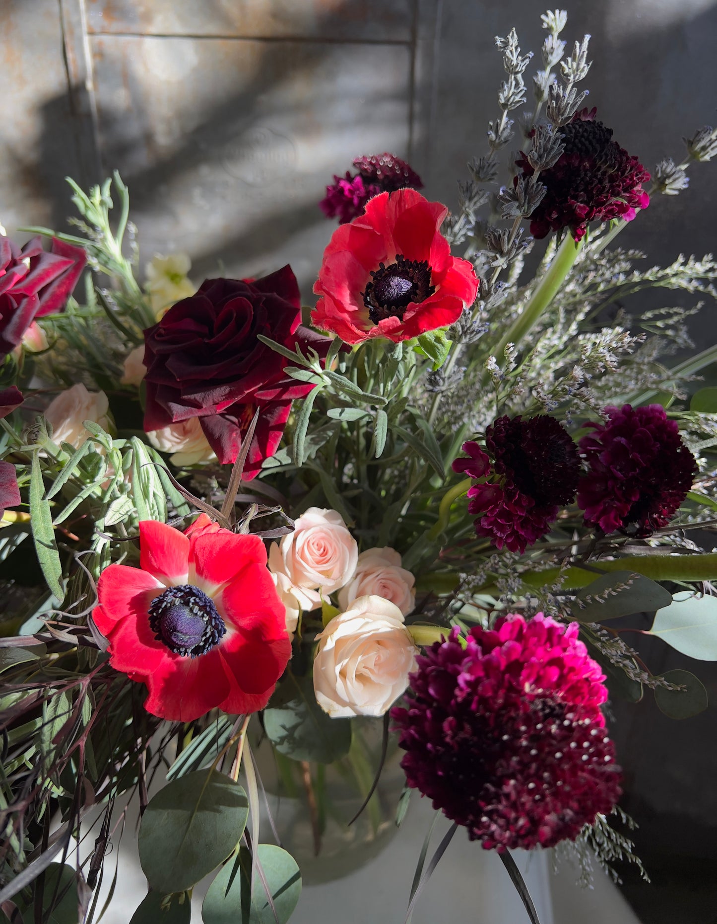 Valentine's Day Bouquet - Lavande et Flamme