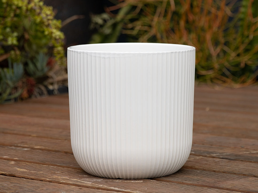 Fluted Cylinder Pot