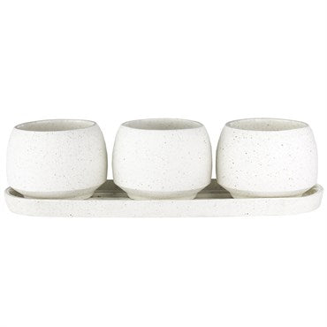 Syndicate Home & Garden Stoneware Trio Planters