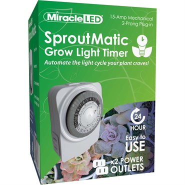 plant grow light timer MLED SproutMatic Day/Night Cycle Grow Timer – Christy Webber Farm & Garden