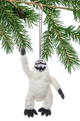 Felt Abominable Snowman Ornament