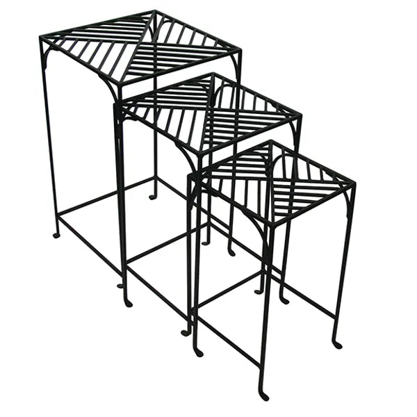 BC Chippendale Square Nesting Table