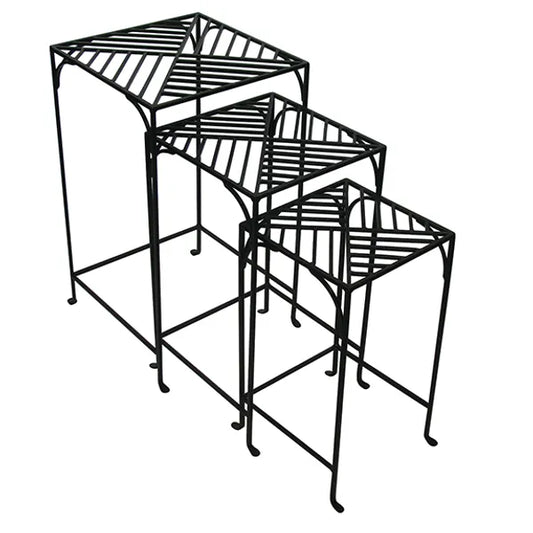 BC Chippendale Square Nesting Table