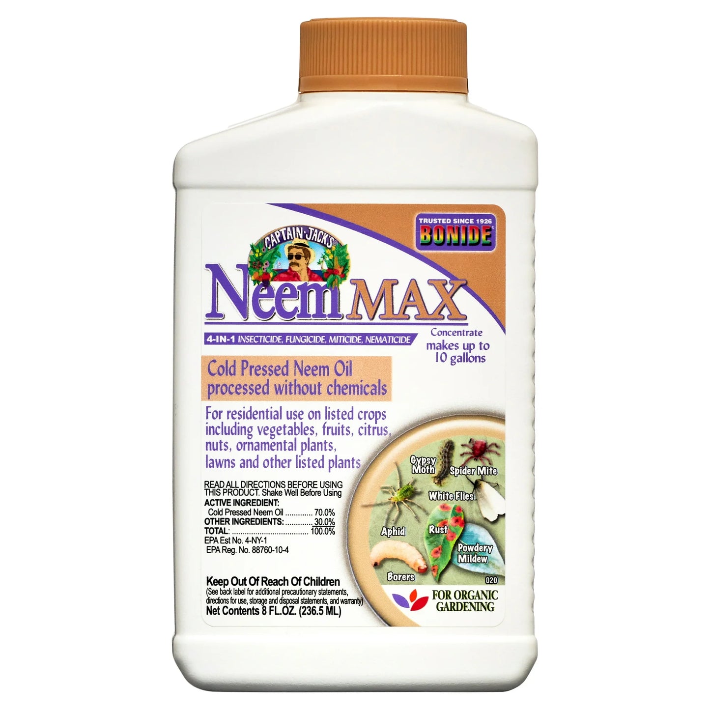 Bonide Captain Jacks Neem Max Oil Concentrate