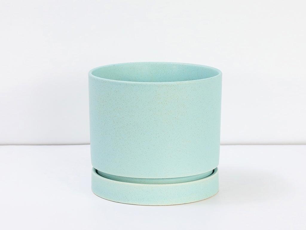 Carmel Planter w/ Attached Saucer