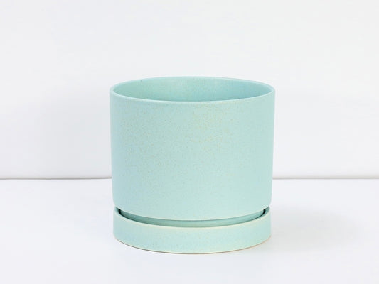 Carmel Planter w/ Attached Saucer
