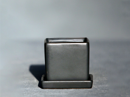 Cube Pot w/ Detached Saucer