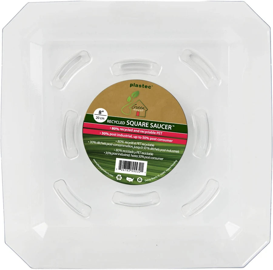 Luster Leaf Plastec Square Saucer