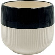 Mcarr 4"X4"X3.7" Ceramic Pot Glossy Glaze