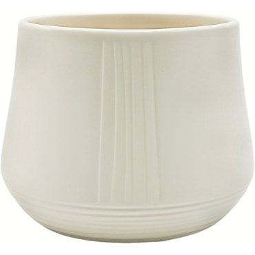 Mcarr 5.4"x5.4"x4" Ceramic Pot Glossy Glaze