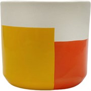 Mcarr 5"x5"x4" Ceramic Pot Glossy Glaze