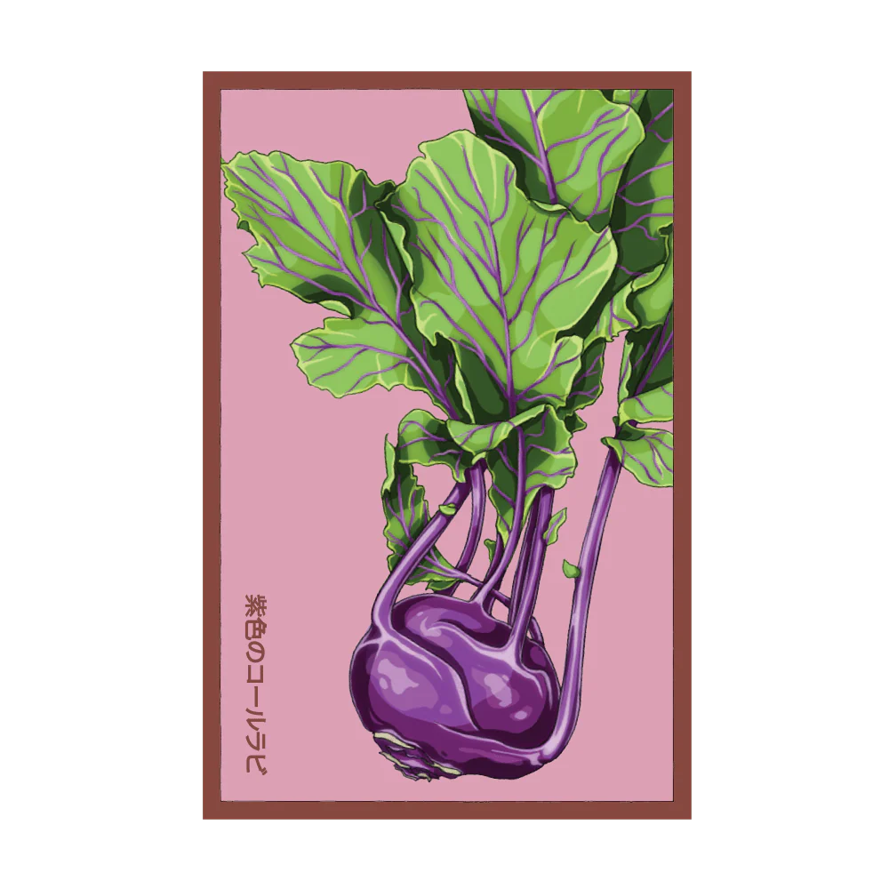 Shido Kohlrabi Seed Packet