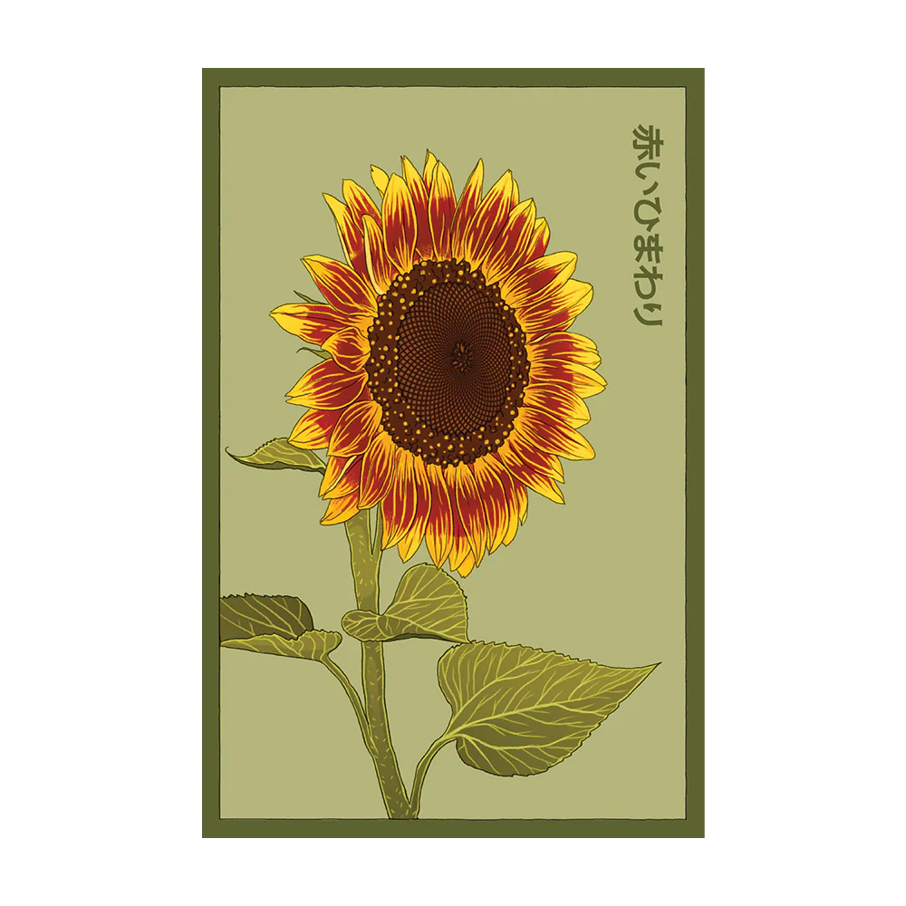 Red Sunflower Seed Packet