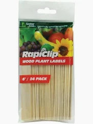 Luster Leaf 6" Wood Plant Label