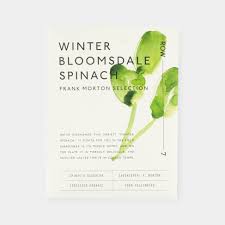 Winter Bloomsdale Spinach Seeds
