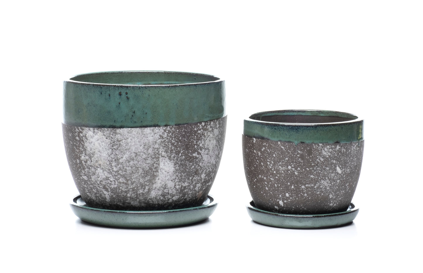 ALF Wild Rimmed Mezzo Planter w/ Saucer